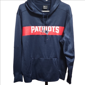 #043 NFL Blue and Red Sweatshirt Hoodie